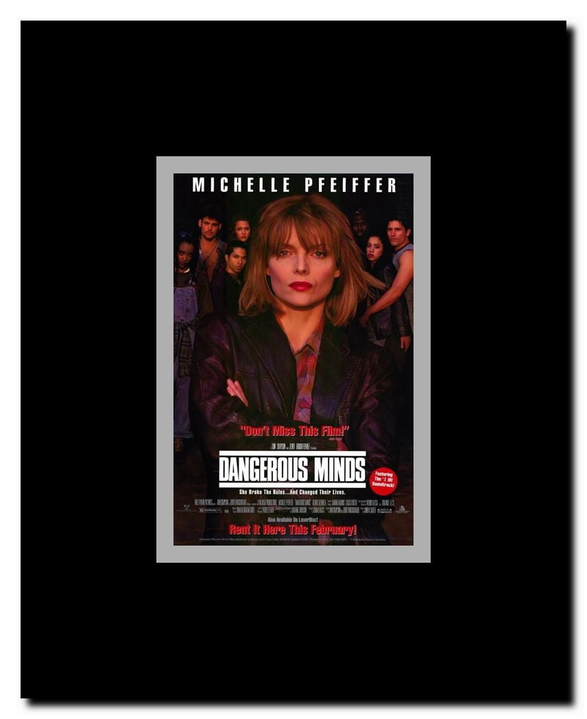 Dangerous Minds Framed Movie Poster