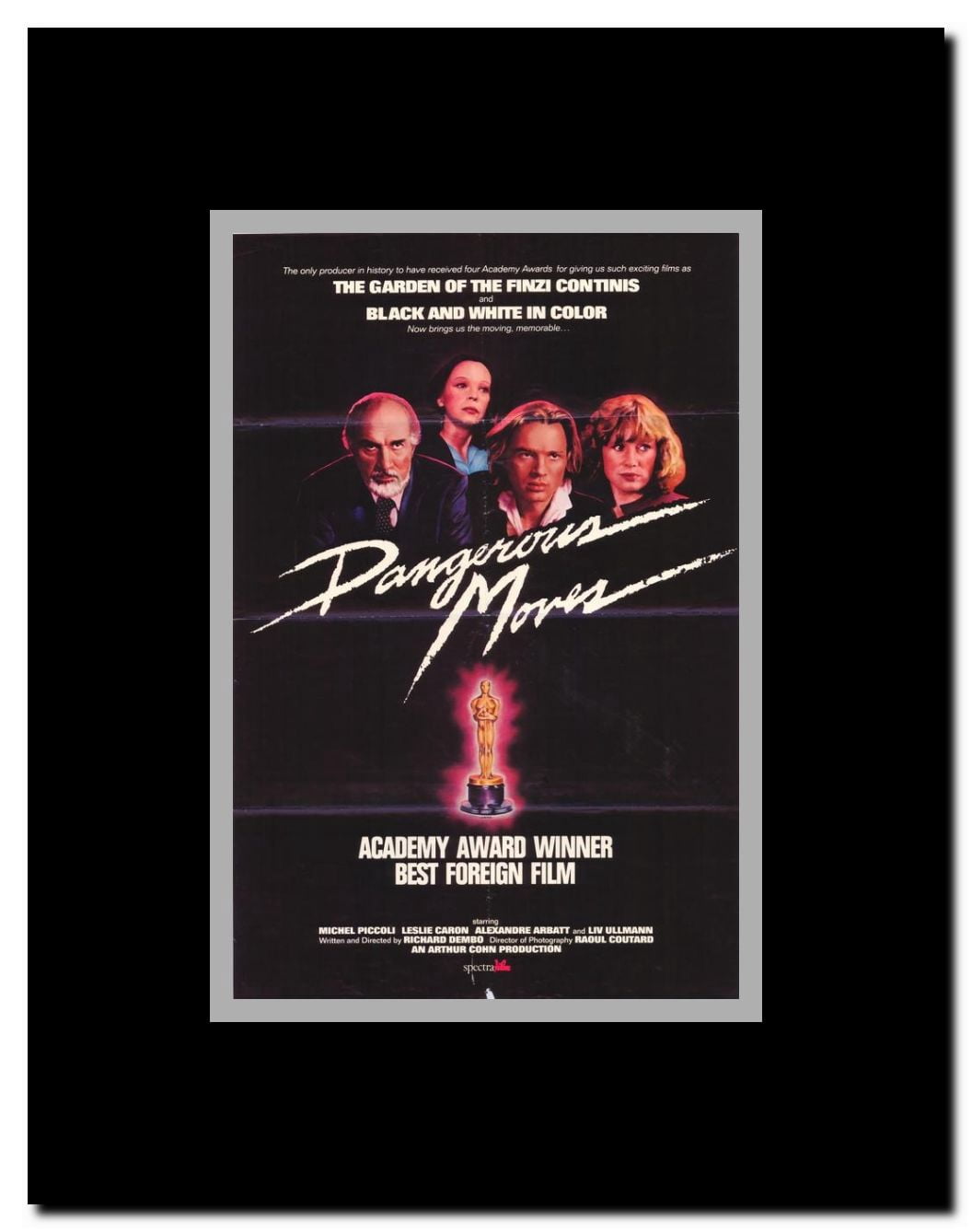Dangerous Moves Framed Movie Poster