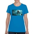 thumbnail image 1 of Dangerous Seas T-Shirt Women -Anthony Chirstou Designs, Female 3X-Large, 1 of 4