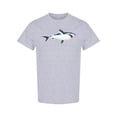 thumbnail image 1 of Dangerous Shark Design T-Shirt Men -Image by Shutterstock, Male 3X-Large, 1 of 2