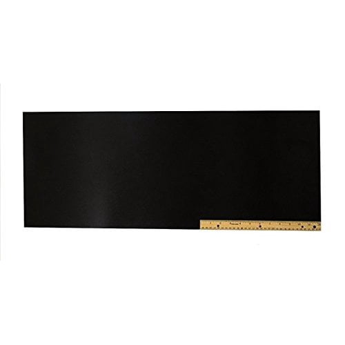 Dangerous Threads Black Leather Piece - 8/9 oz Heavy Weight Topgrain Cowhide - Various Sizes (Black 12" x 30" - 2 & 1/2 SF)