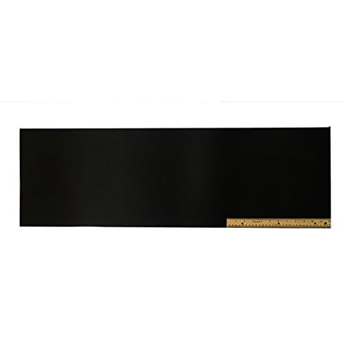 Dangerous Threads Black Leather Piece - 8/9 oz Heavy Weight Topgrain Cowhide - Various Sizes (Black 12" x 36" - 3 SF)