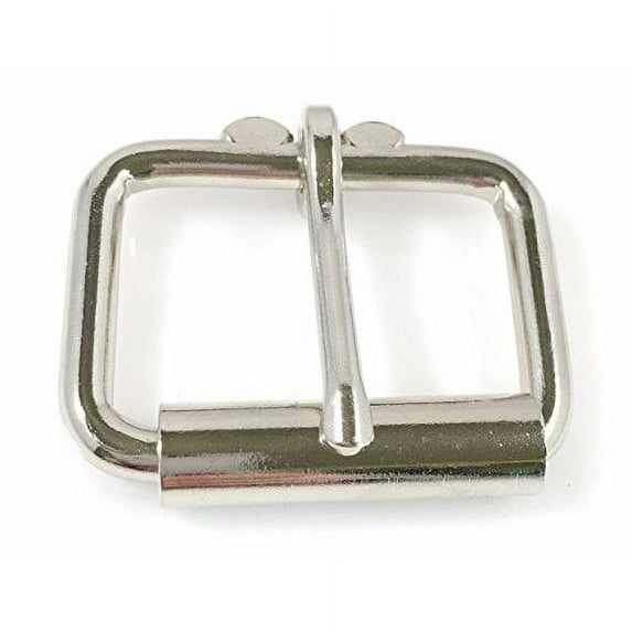 Dangerous Threads Heavy Duty Roller Buckle - Nickel Finish - Various Sizes (2 Pieces, Nickel - 1 & 1/2")