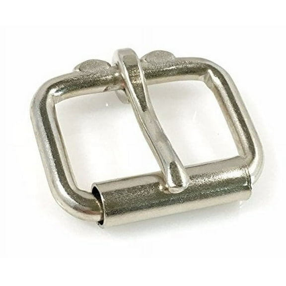 Dangerous Threads Heavy Duty Roller Buckle - Nickel Finish - Various Sizes (2 Pieces, Nickel - 1 & 1/4")
