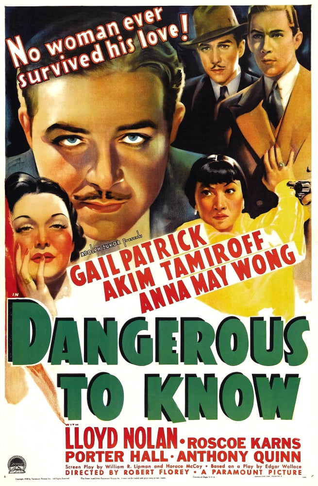 Dangerous To Know U Canvas Art -  (24 x 36)