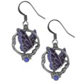 thumbnail image 1 of Butterfly Purple Dangle Earrings, 1 of 1