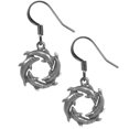 thumbnail image 1 of Dolphin Circle Dangle Earrings, 1 of 1
