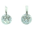 thumbnail image 1 of Dangle Earrings With CZ Accent For Women Silver-Tone, 1 of 2
