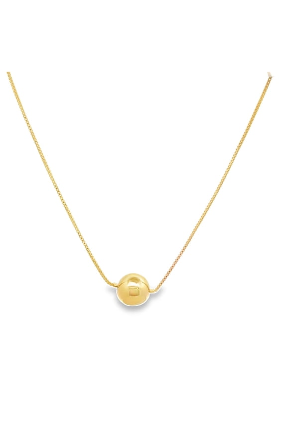 Dangle Gold Ball Choker (G143)
