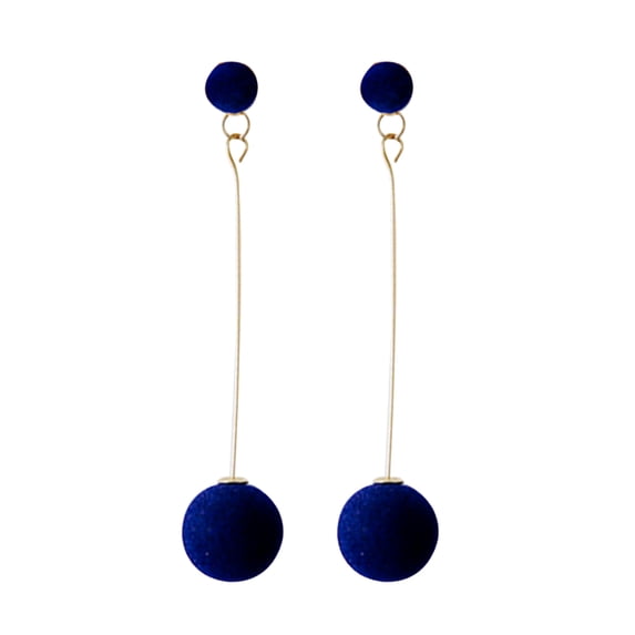 UKCOCO Exaggerated Earrings Fashion Earrings for Women Dark Blue Alloy 1 Pair Dressy Jewelry