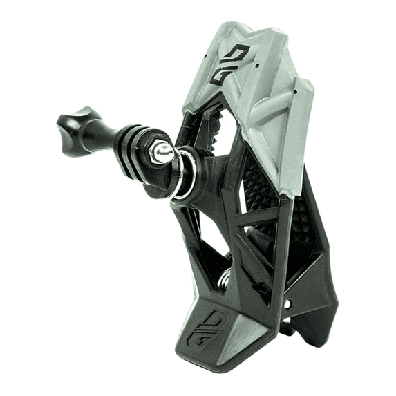 Versatile Gripper Mount for GoPro or DJI Osmo Action Camera - Stealth Black