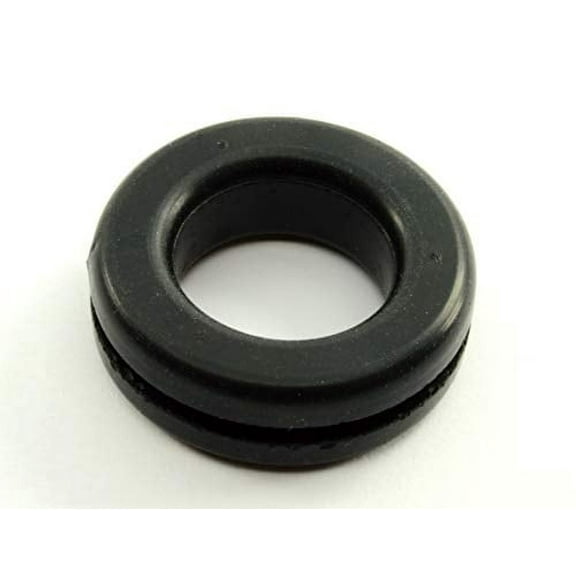 Dangoodbuy - Fits 3/4" Hole - 1/16" Panel Thickness - 9/16" Center Hole - Rubber Grommet (6)