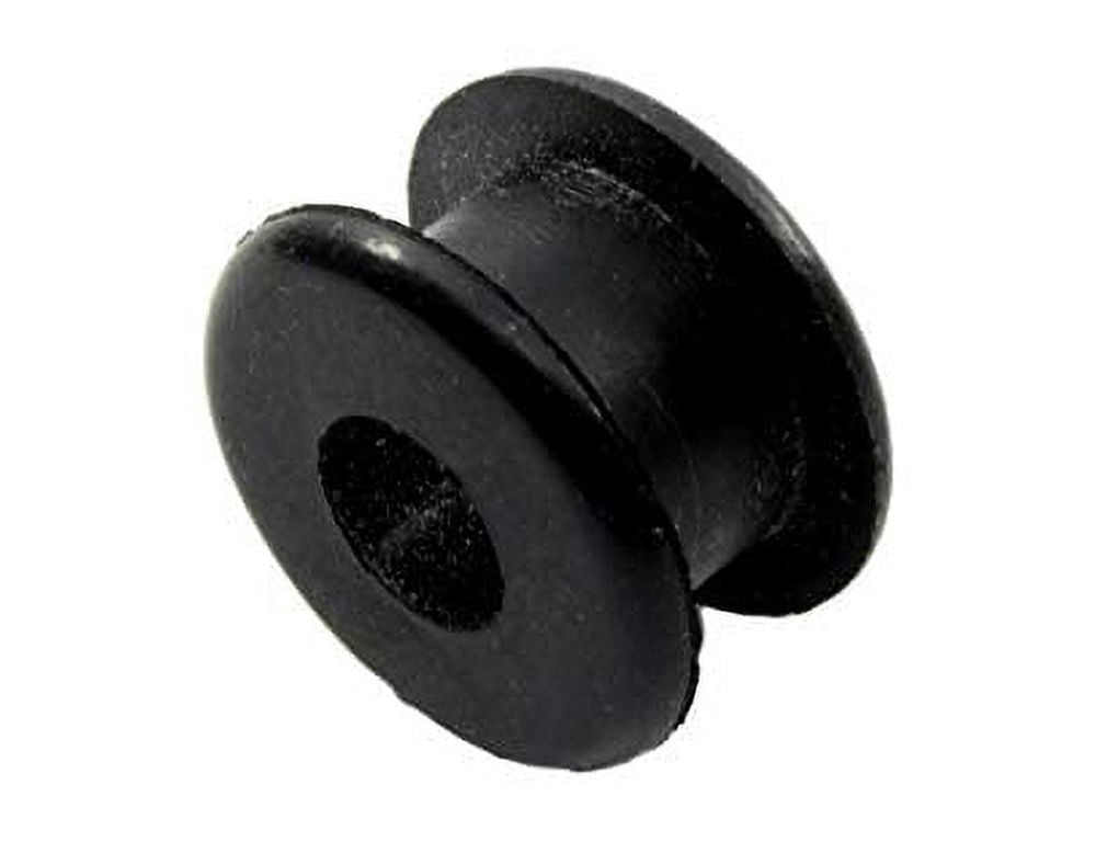 Dangoodbuy - Fits 7/16" Hole - 1/4" Panel Thickness - 1/4" Center Hole - Rubber Grommet (50)