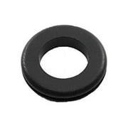 Dangoodbuy - Push-in Rubber Grommet - SBR Rubber- Fits Panel Hole 1 3/8" Inch, Inner Diameter 1", Fits Panel Thickness 3/32" - 2 pack