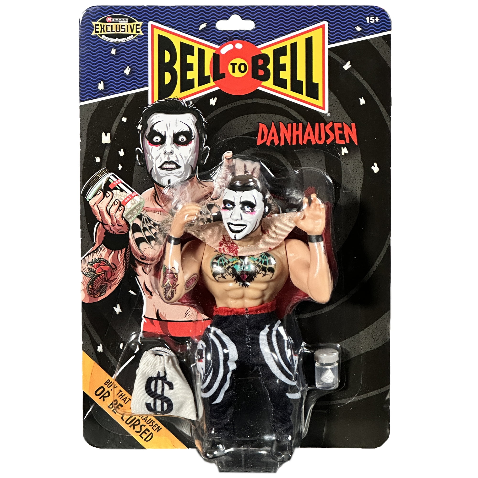Danhausen - Bell to Bell Ringside Exclusive Ringside Collectibles Toy Wrestling Action Figure