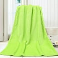 thumbnail image 1 of Danhjin 20x30 inches Fashion Solid Soft Throw Kids Blanket Warm Coral Plaid Blankets Flannel Plush Blankets for Toddler, Infant, Newborn, Boys and Girls Gift Warm Cozy Daycare Nursery Blanket, 1 of 4