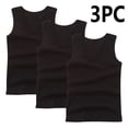 thumbnail image 1 of Danhjin 3 Pack Basic Tank Tops for Boys Girls Toddlers Summer Spring Crew Neck Tops Undershirt Solid Color Cute Sleeveless Casual Comfy Going Out Tops for Kids Unisex, 2 to 14T, 1 of 4