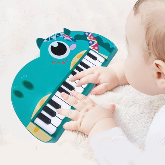 Danhjin Baby Musical Toys for Beginners, Dinosaur Electronic Piano Early Education Toy, Puzzle Music Gift