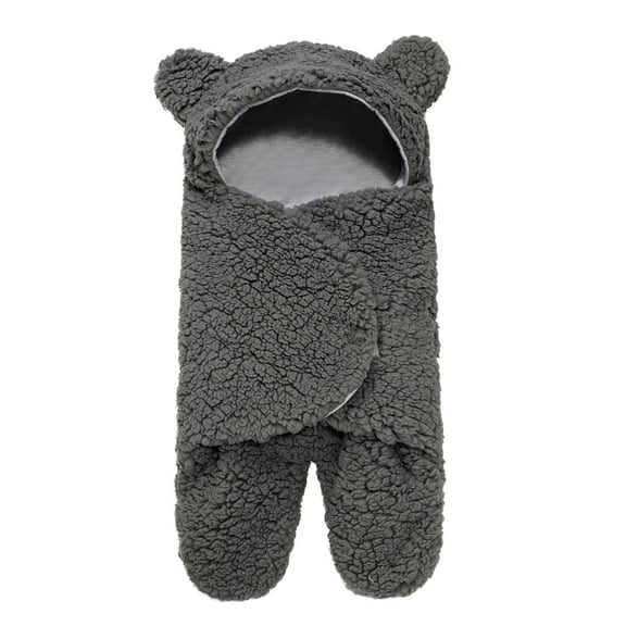 Danhjin Baby Swaddle Blanket | Ultra-Soft Wearable Swaddling Receiving Blanket Plush Ideal for Infants 0-6 Months | Receiving Swaddling Wrap White | Perfect Baby Boys Girls Shower Gift - on