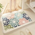 thumbnail image 1 of Danhjin Bathroom Rugs Non Slip Absorbent Moss Floral Extra Thick Quick Dry Door Mat for Bathroom, 1 of 6