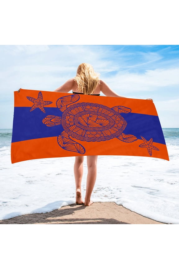 Beach Towel for Beach Pool, Fine Fiber Rectangular Large Quick Dry Sand Free All Season Shawl Mat