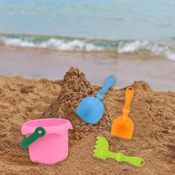 Danhjin Beach Toys for Kids, Toddler Beach Toy Bucket Set, Baby Outdoor Summer Fun