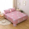 thumbnail image 1 of Danhjin Bed Sheets, Pretty Soft Floral Pattern Washable Set for Home All Season, 1 of 6