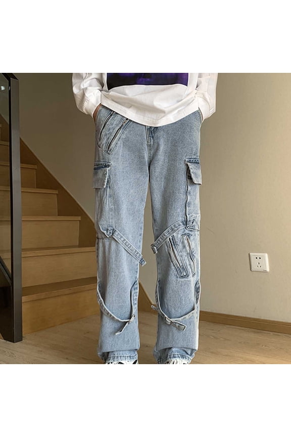 Cargo Pants for Women Baggy Stretchy Wide Leg Casual Pants Streetwear Travel Hiking Jeans Pants