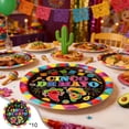 thumbnail image 1 of Danhjin Carnival Dinnerware Sets, Plates Cups Napkins Tablecloth Cutlery for Theme Party Decorations, 1 of 6