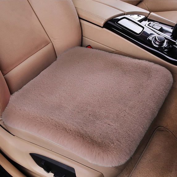 Danhjin Chair Cushions Non-Slip Seat Pad, Car Winter Plush Single Pad for Home Office