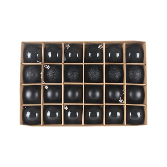 Danhjin Christmas Balls, 9pcs Sequins Lace Hanging Ball Ornament Gift Set Tree Decor 3.15in