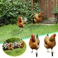 thumbnail image 1 of Danhjin Fall Yard Stakes, Outdoor Decoration Board of Courtyard Chicken Acrylic Garden Stake, Yard Decor for Farm Theme Party Festival Home Decor, 1 of 9
