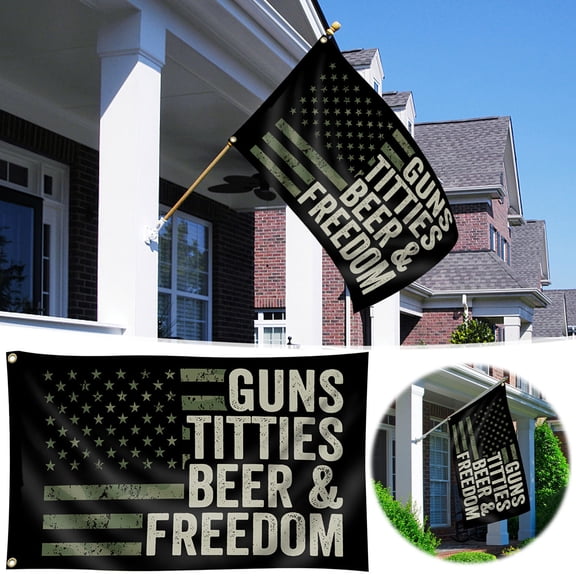 Danhjin Garden Flags, Decorative Cool Pattern Reusable Wall Hanging Flag for Home Decor Parties and Events, Multi-Purpose Indoor Outdoor Decoration for Various Scenes