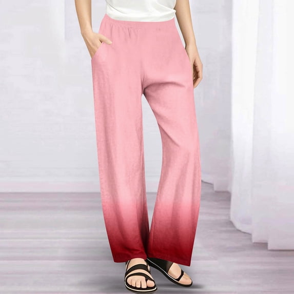 Danhjin Girls Loose Yoga Pants Kids Soft Straight Leg Casual Elastic Waist Pants Workout Out Breathable Lounge Pants For Daily Wearing