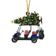 thumbnail image 1 of Danhjin Golf Cart Christmas Decorations Set, 3.3in Waterproof Outdoor Golf Party Decor for Christmas Tree, Home, Holiday Party Supplies, 1 of 4