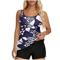 thumbnail image 1 of Danhjin Graphic Tankini Swimsuit for Women 2 Piece Set Tank Top and Short with Pockets Swimwear Summer Beach Fashion Bathing Suits Set Cute Attractive Swiming Sun Swim Suits, 1 of 7