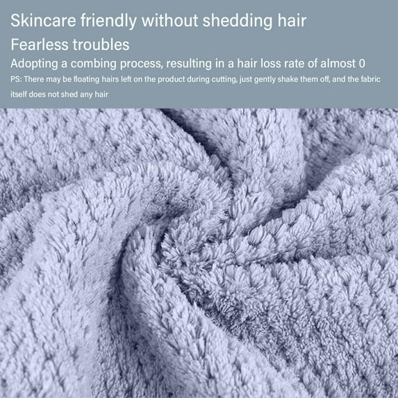Danhjin Hair Towel Wrap, Microfiber Hair Towels for Long Hair Absorbent Fast Drying Turban Twists for Wet Hair, Soft Microfiber Towels for Hair drying, Home Salon Travel Use, 9.8×26in