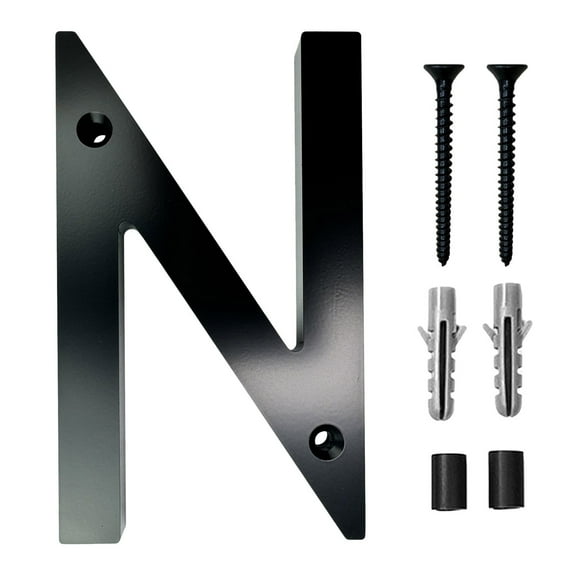 Danhjin House Number for Outside, Modern Floating House Number Creatives Digital Address Sign, Acrylic Full Number for Modern House Office Building Mailbox Post Wall Mounted House Numbers