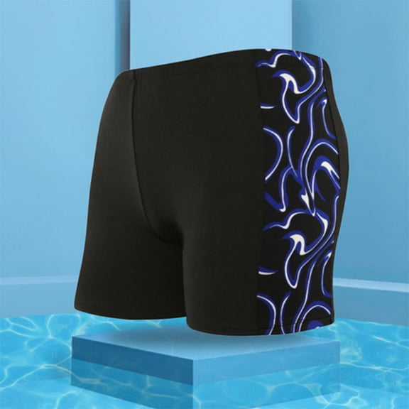 Danhjin Jammer Swimsuit Mens Solid Swim Jammers Endurance Long Racing Training Swimsuit Flexible Comfortable Quick Dry Sports Swim Trunks