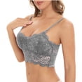thumbnail image 1 of Danhjin Lace Bralettes for Women Bralette Padded Lace Bandeau Bra, 1 of 6