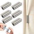 thumbnail image 1 of Danhjin Magnetic Curtain Tiebacks 6 Pair Curtain Buckles Detachable Light Blocking for Home Keep Them Closed, 1 of 9
