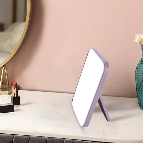 Danhjin Makeup Mirror for Desk, 8.07*5.51in Mirror Desktop Table Mirror for Dressing Makeup, Bedroom, Dormitory, Salon, Travel Use