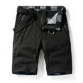 thumbnail image 1 of Danhjin Men's Cargo Shorts 5-Inch Inseam Drawstring Loose Casual Stretch Lightweight Wear Hiking Classic Cargo Stretch Short, 1 of 3