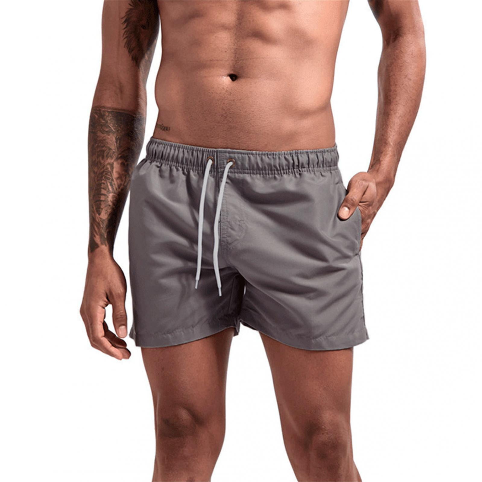 Danhjin Mens Swim Trunks Quick Dry Swimwear Beach Short Bathing Suits with Mesh Lining and Pockets Summer Deals in Uruguay at UYU 1551 Rating 5