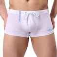 thumbnail image 1 of Danhjin Mens Swim Trunk Swimwear Bathing Suit Swim Brief Square Leg Board Short, 1 of 4