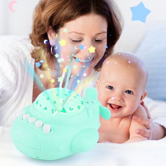 Danhjin Musical Toys for Toddlers, Multi Functional Remote Control Airplane Toy with Music Box Projection