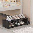 thumbnail image 1 of Danhjin Narrow Multi-Layer Shoe Rack for Under Bed, Space Saving Organizer for Dormitory, 1 of 3