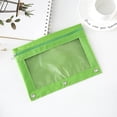 thumbnail image 1 of Danhjin Pencil Pouch for 3 Ring Binder, Three-hole Zipper Transparent Case as Detachable Document Storage Folder with Large Capacity, 1 of 7