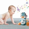 thumbnail image 1 of Danhjin Penguin Musical Toys for Kids, Infant Crawling Toy with Music and Lights for Interactive Learning, Walking Singing Educational Gift, 1 of 9