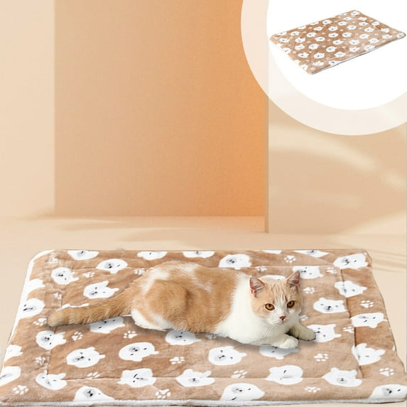 Danhjin Puppy Pads, Washable Dog Bed Mat with Waterproof Bottom Crate Pad Training Mat Soft for Dogs, Antislip Pet Bedding for Crates, Floors, 35x26.7in